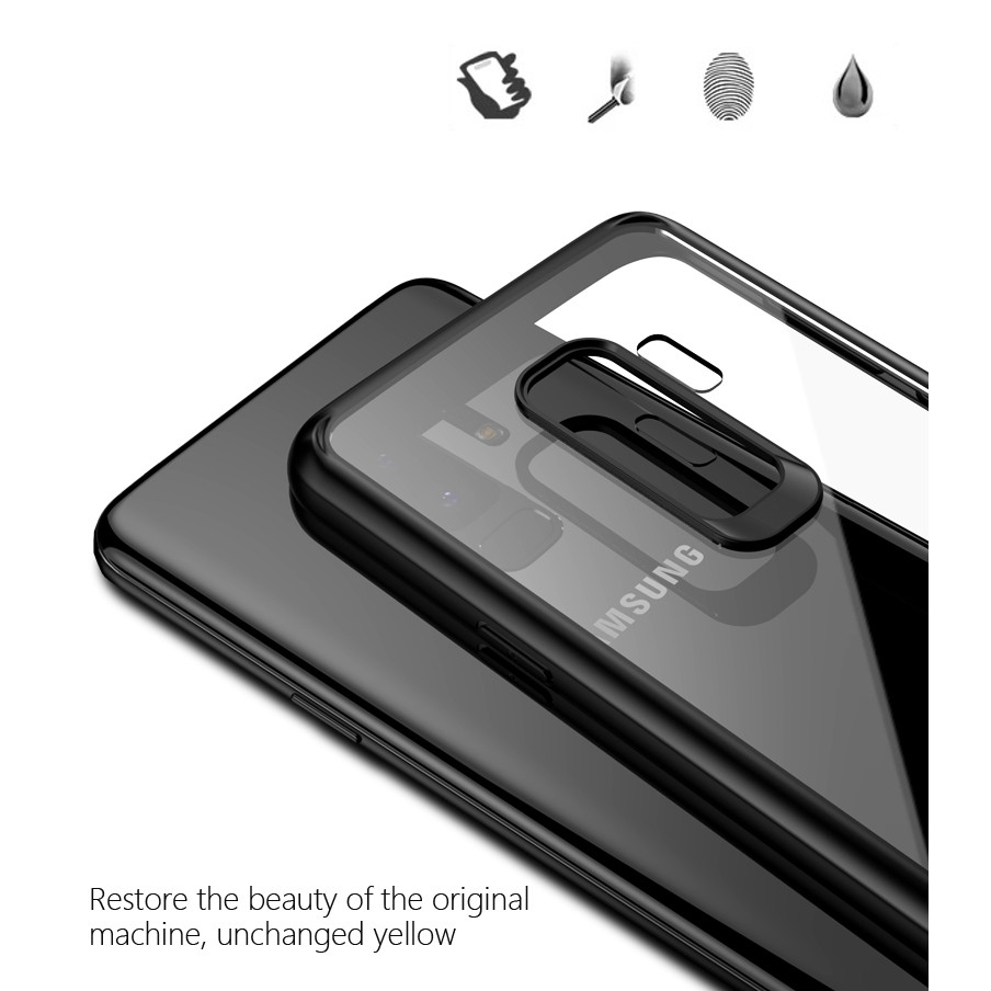 Ốp lưng Samsung S9 Likgus Cứng Trong Viền dẻo màu