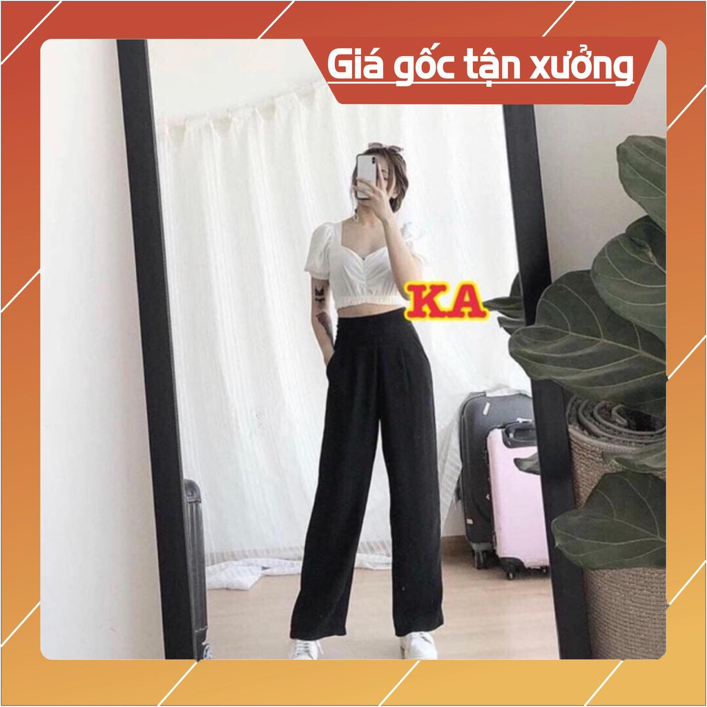 Quần ống rộng dài có size K&amp;A