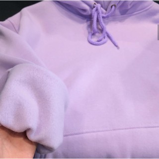 Áo HOODIE BASIC Tím Nhạt UNISEX
