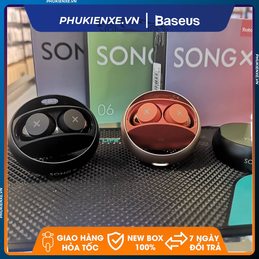 Tai Nghe Thể Thao Bluetooth Yoobao SONG X true wireless siêu bass, Tai Nghe Nhét Tai Chống Ồn - Hàng Chính Hãng