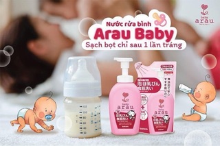 Nước rửa bình sữa Arau chai 500ml