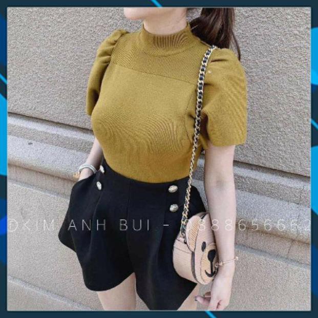 [Mã FAMAYWA giảm 10K đơn 50K] Áo len cộc tay bồng quảng châu | BigBuy360 - bigbuy360.vn