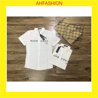 Áo sơ mi nam đẹp tay ngắn kiểu BBR 2 màu họa tiết giá rẻ AHFASHION