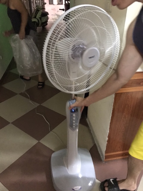 Quạt Cây Điều Khiển Nhập Khẩu Thái Lan- Hatari HD P16R3- Sải cánh 40cm