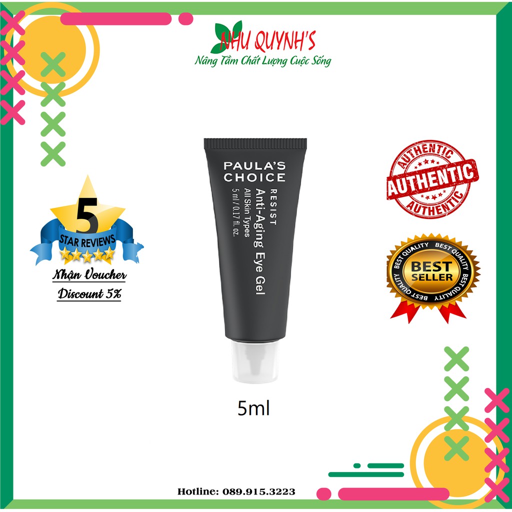 Kem mắt Paula's Choice Resist Anti Aging Eye GEL (5ml)