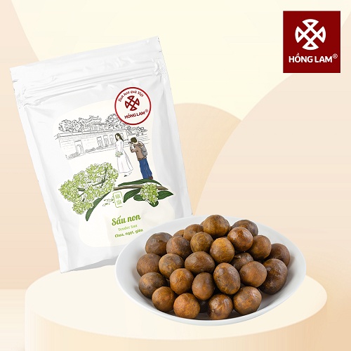 Ô Mai (Xí Muội) Sấu Non Hồng Lam - Vị Chua Ngọt Giòn - 100g/Gói