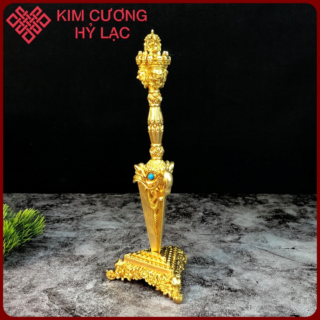 Pháp Khí Phubar Phổ Ba Mật Tông [Kim Cương Hỷ Lạc] Đồng 23Cm