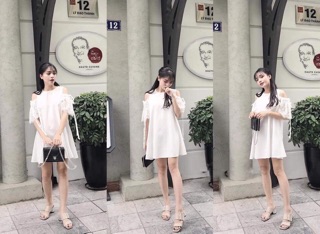 (DEAL HOT) Đầm suông tay ren