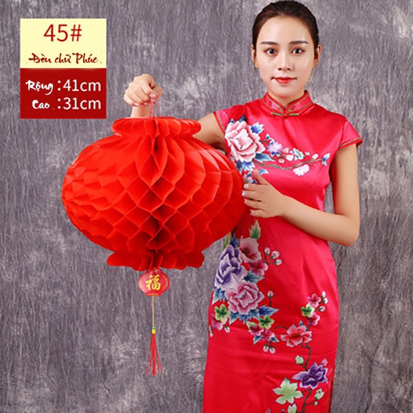 lồng đèn nilong treo tết