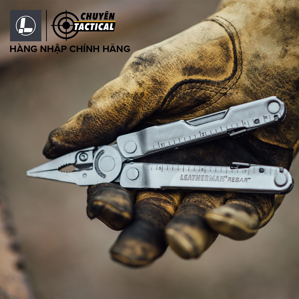 [CHÍNH HÃNG] Dụng cụ đa năng Leatherman Rebar - Coyote Tan - Phân phối chính hãng - Bảo hành 25 năm