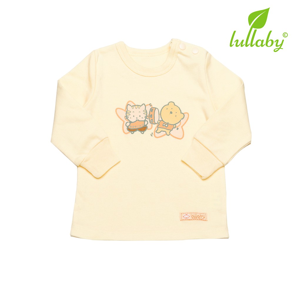 LULLABY Áo cài vai tay dài bé trai/bé gái NH0613 NH0813