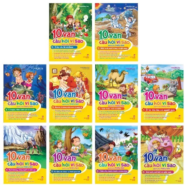 Sách: 10 Vạn Câu Hỏi Vì Sao MINH LONG ( NHIỀU CHỦ ĐỀ )