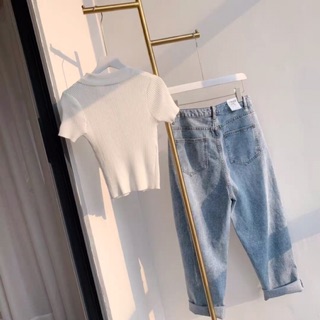Quần Jeans baggy Mickey
