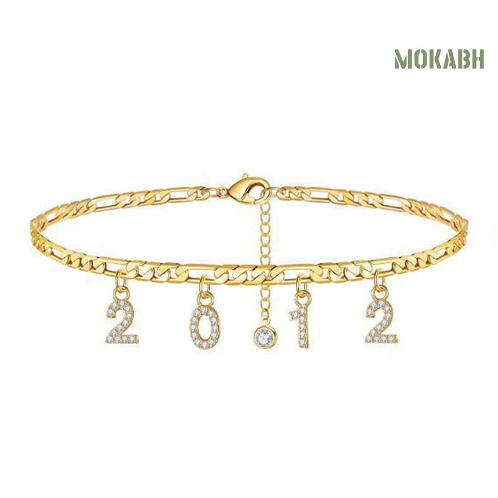 Lắc Chân Mặt Số Năm Mới 2006-2014 Có Thể Điều Chỉnh Kích Cỡ