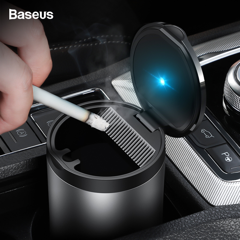 【COD】BASEUS Ashtray With LED Lights For Cars