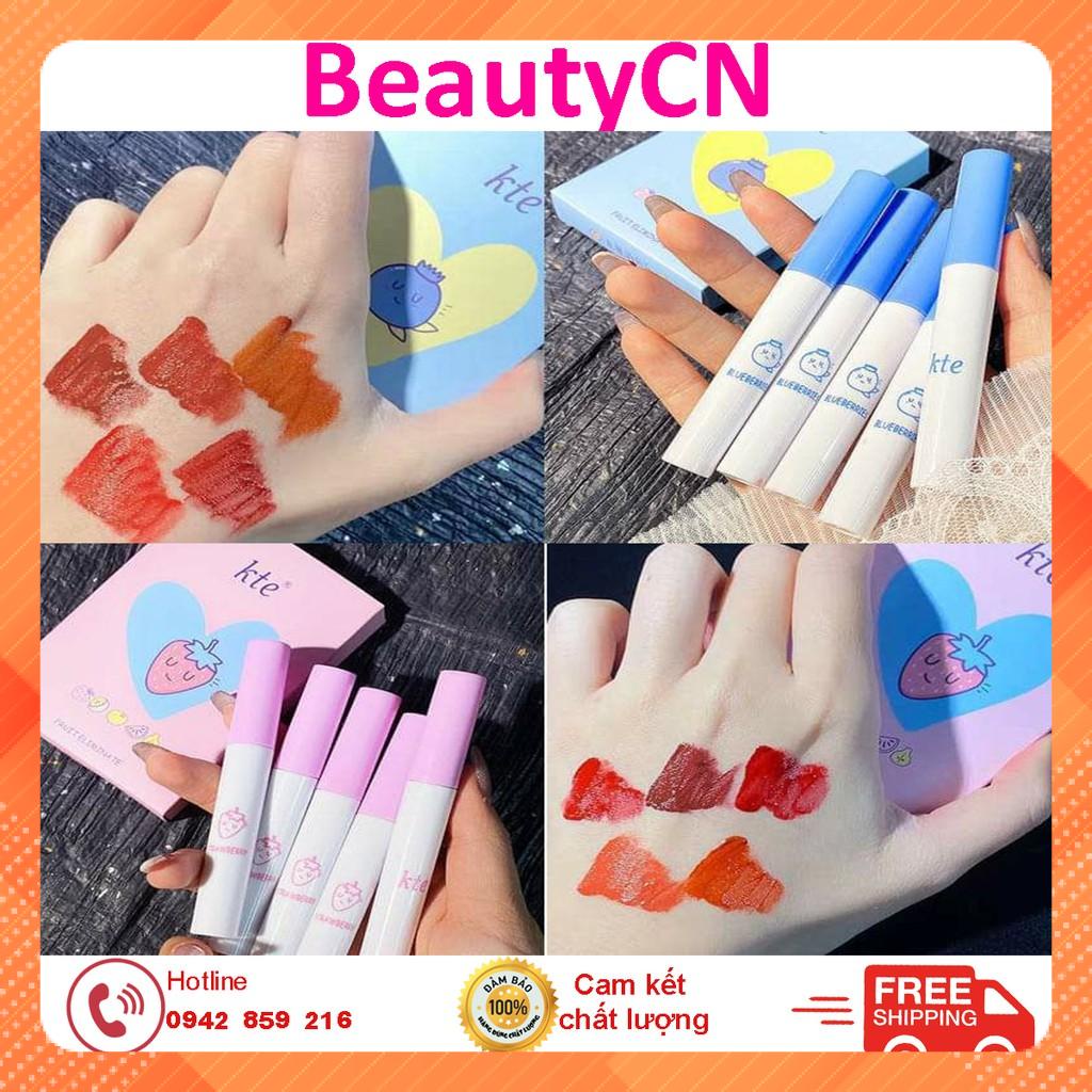 Sét 5 son kem Lì KTE FLuffy Matte Lip Glaze siêu xinh