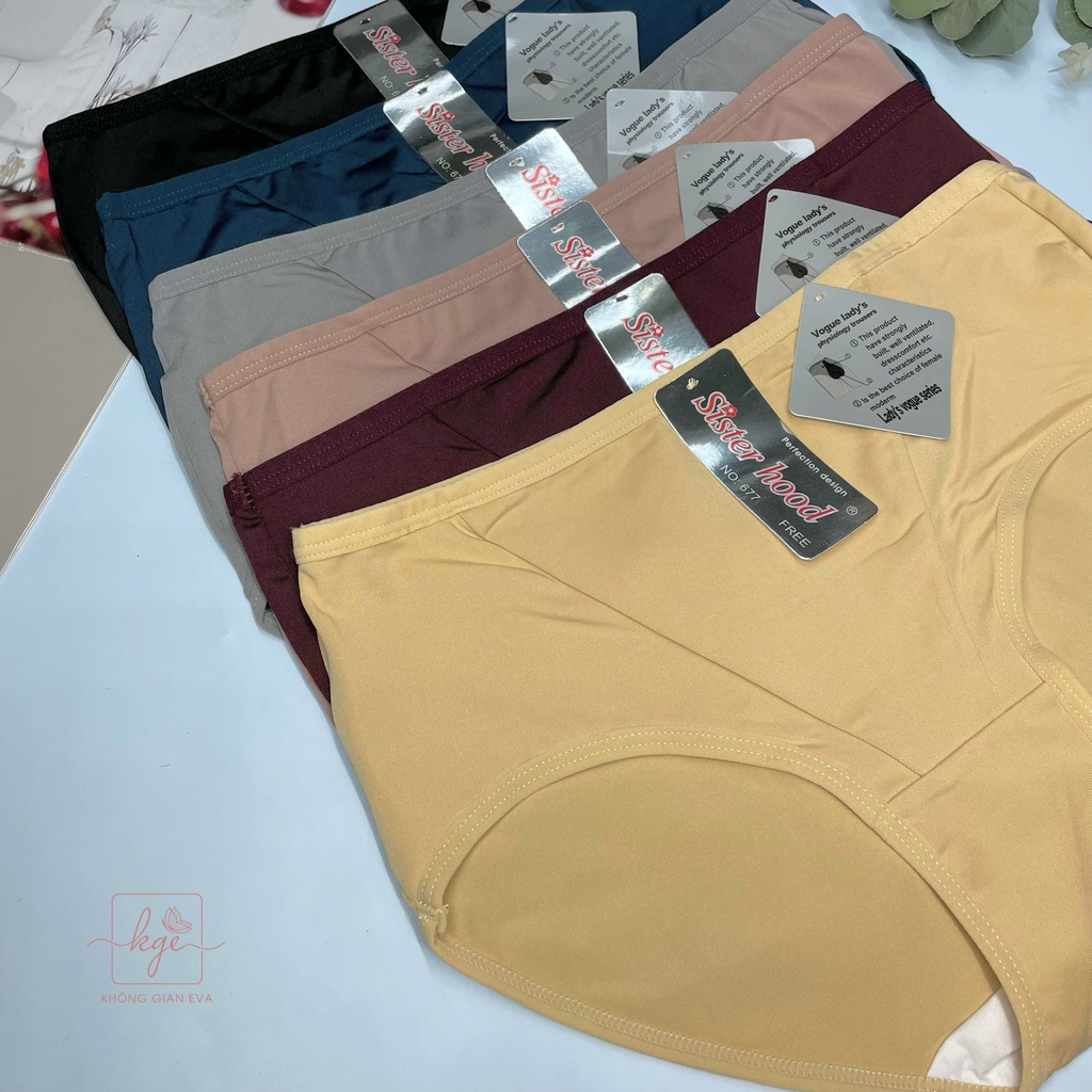 Quần lót nữ thun lạnh ôm mông , quần xì nữ co giãn 4 chiều cho người 46 - 52 kg 677