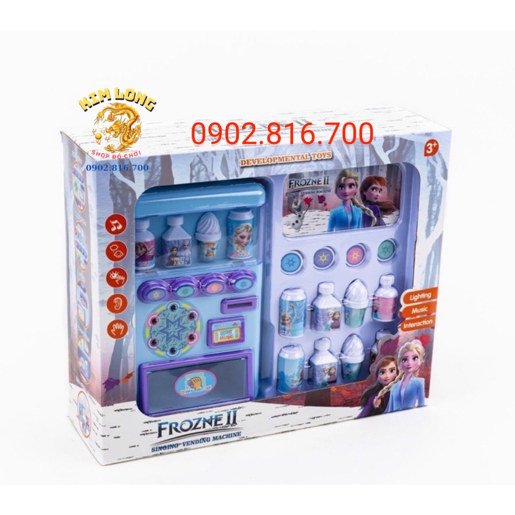 Máy bán nước tự động hình Kitty - Elsa - Heo peppa - Ngựa Pony 1000KT
