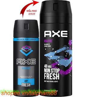 Xịt Khử Mùi 150Ml Axe Non Stop Marine, tatpham88 Chất Lượng Tạo Nên Niềm Tin.