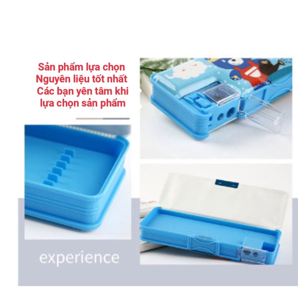 Hộp Đựng Bút 𝑭𝑹𝑬𝑬𝑺𝑯𝑰𝑷 Hộp Đựng Bút học sinh,Bóp viết,Ví đựng bút,Túi đựng bút 3D In Họa Tiết Hoạt Hình Kiểu Hàn Quốc