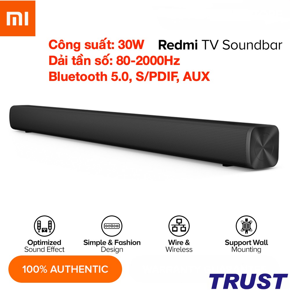 Loa Thanh Bluetooth 5.0 Xiaomi Redmi TV Soundbar 30W- NHẬP KHẨU CHÍNH HÃNG - Full Box