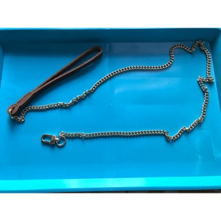 Dây xích inox tay cầm da