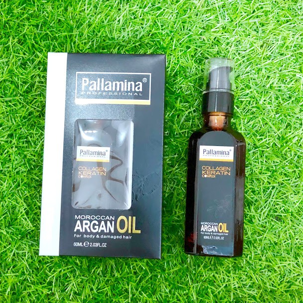 Tinh dầu (Serum) dưỡng tóc cao cấp Pallamina Moroccan Argan Oil 60ml