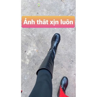 Boot cao cổ đế thấp