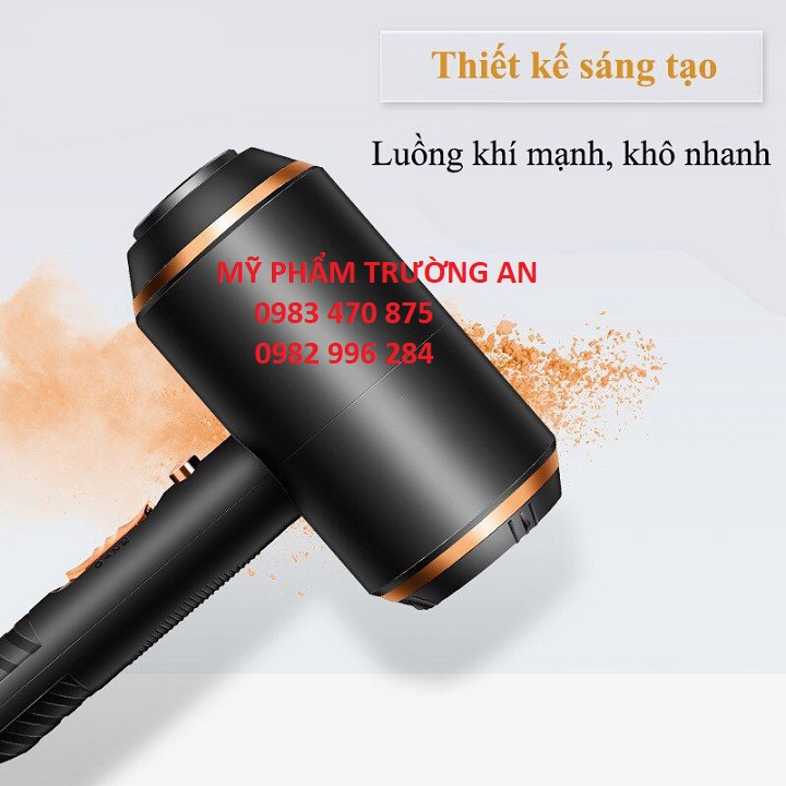 MÁY SẤY KEMY KM-8896 SIÊU CÔNG SUẤT 4000W MẠNH MẼ VỚI 2 LUỒNG KHI NÓNG LẠNH CHUYÊN NGHIỆP PHÙ HỢP MỌI LOẠI TÓC