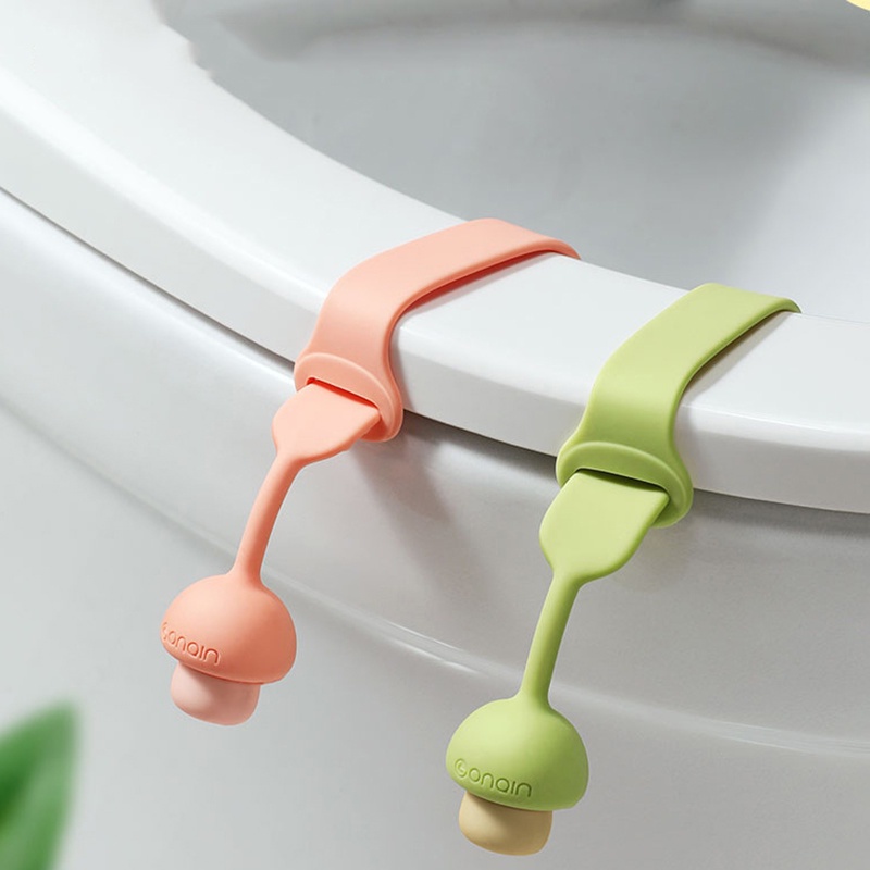 Vỏ Bọc Bệ Ngồi Bồn Cầu Bằng Silicone Hình Nấm Dài 24cm Chống Bẩn