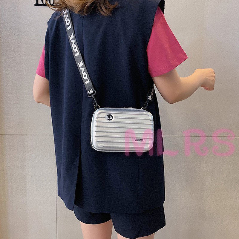 Túi đeo chéo hình vali mini sáng tạo cá tính dành cho nữ