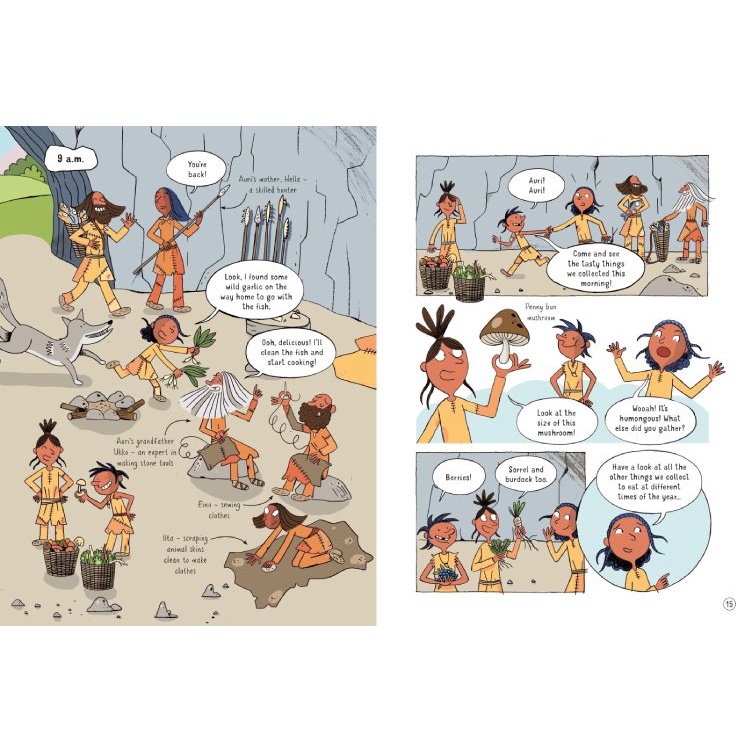 Khoa học thiếu nhi tiếng Anh cho tuổi 11-14 24 Hours In the Stone Age