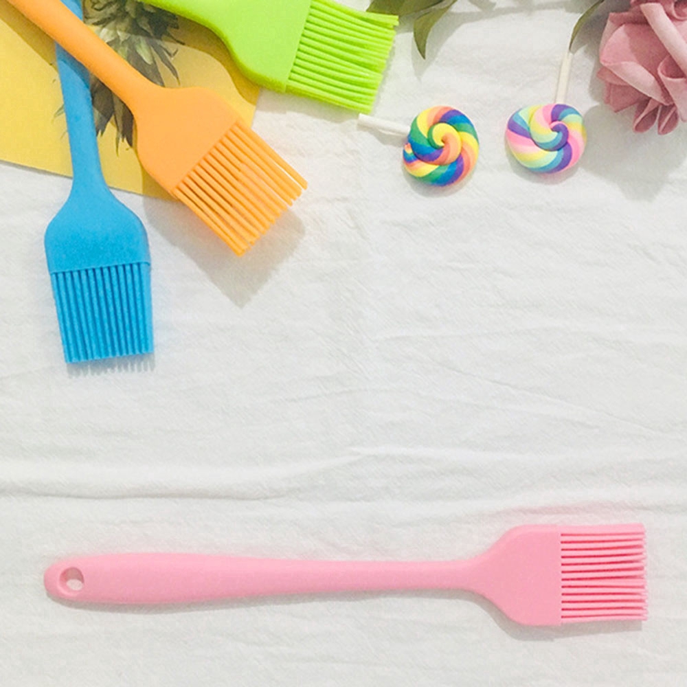 Cọ bằng silicon nhiều màu sắc tuỳ chọn để phết kem dầu tiện dụng