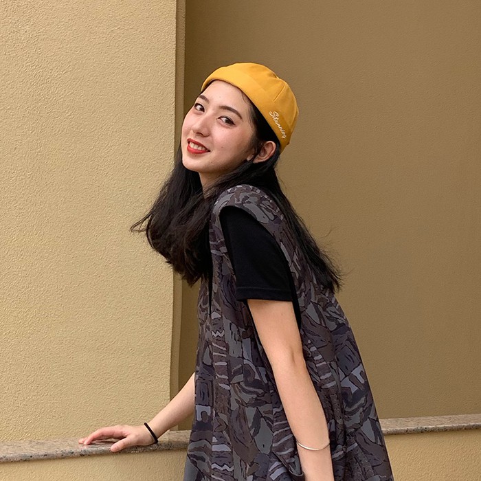 [Mã SKAMCLU8 giảm 10% cho đơn từ 100K] Mũ quả dưa địa chủ beanie không vành in chữ Stunning - MU59