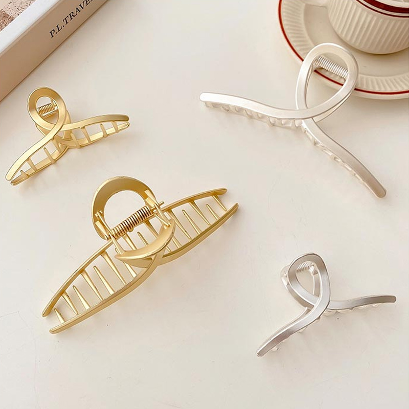 Kẹp tóc màu vàng đính ngọc trai giả thời trang sang trọng phong cách hàn quốc cho nữ