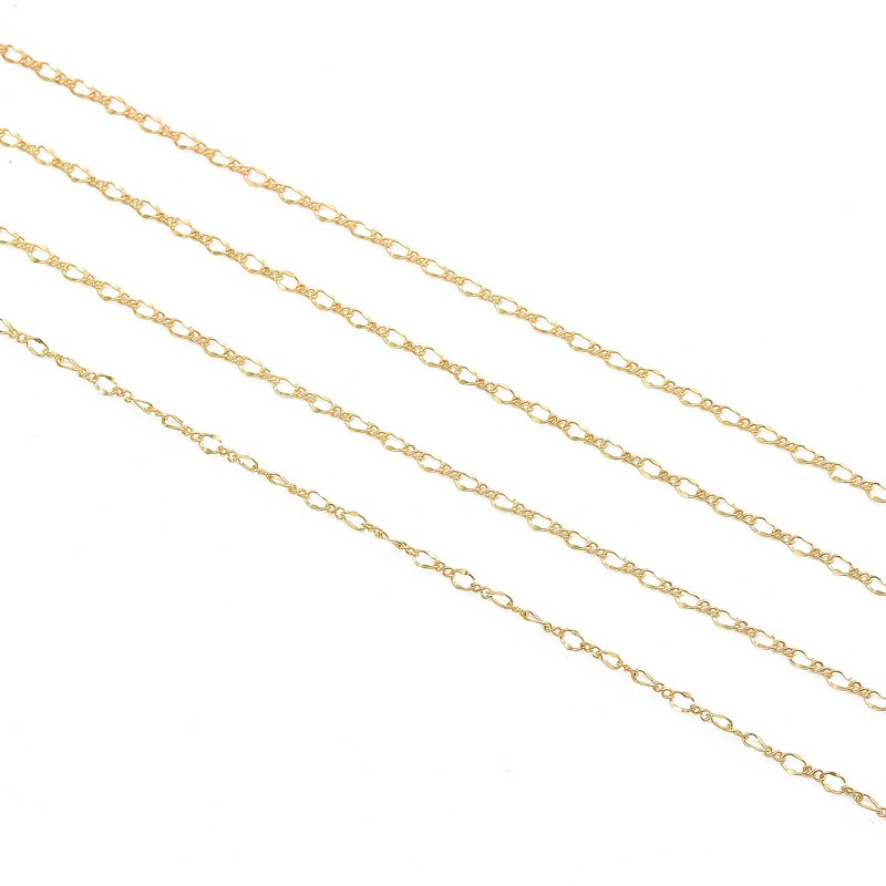Beadia Vòng cổ Mạ Vàng 18K Bản Rộng Dùng Làm Trang Sức Thủ Công