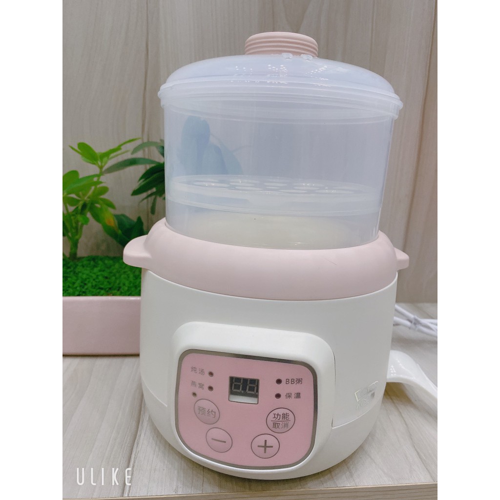 Nồi nấu cháo bear 0,8l/lotor 1l bảo hành 12 tháng