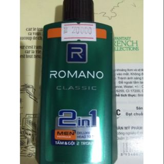 Gội tắm chung romano mini