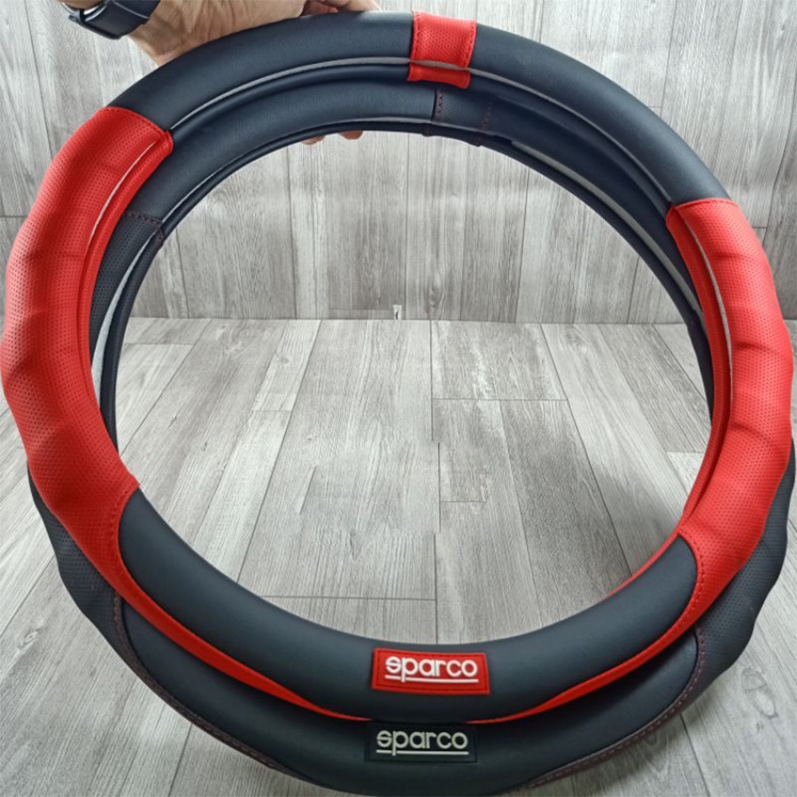[FREESHIP] Bọc vô lăng ô tô sparco cho dòng xe Toyota Vios, Wigo, Corolla, Camry, Innova, Fortuner, Yaris, Avanza, Rush