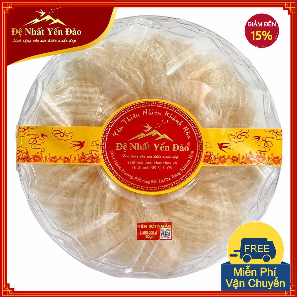 Yến Sợi Ngắn (100G) _ Đệ Nhất Yến Đảo _ Yến Thiên Nhiên Khánh Hòa