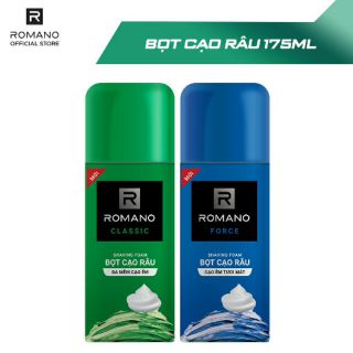 Date 3/24 Bọt cạo râu cao cấp Romano bọt mịn cạo êm 175gr