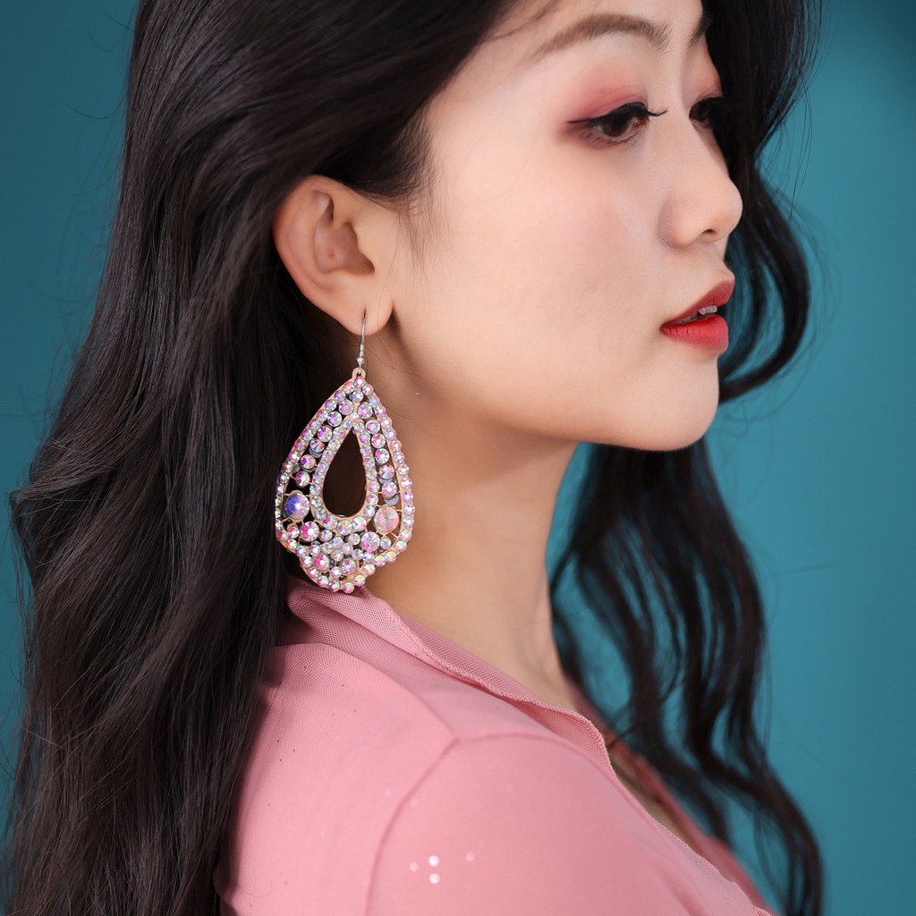 Khuyên Tai Đính Đá Kim Cương Không Gây Dị Ứng Màu Sắc Dành Cho Múa Bụng ER001 | BigBuy360 - bigbuy360.vn