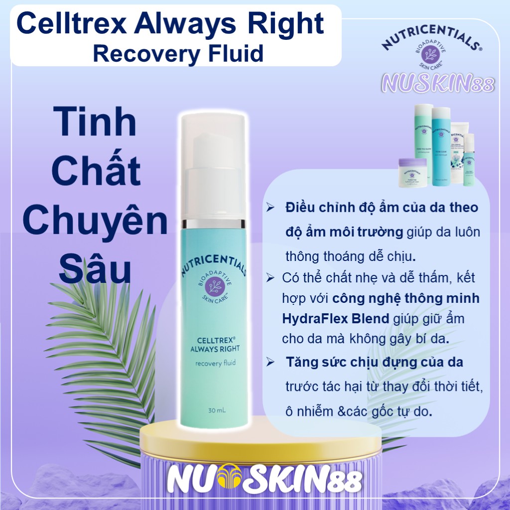 [MẪU MỚI] Tinh chất Chuyên Sâu NuSkin Celltrex Always Right Recovery Fluid