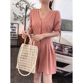Jumpsuit Trích Ben Ống Rộng