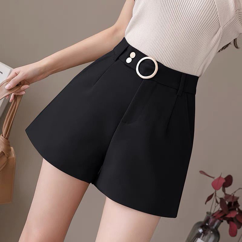 QUẦN SHORT CẠP CAO ĐAI 2 CÚC BẤM