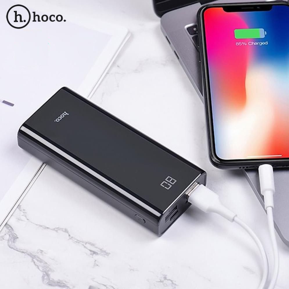 Sạc dự phòng Hoco J45 10000mAh chính hãng trang bị 2 cổng sạc