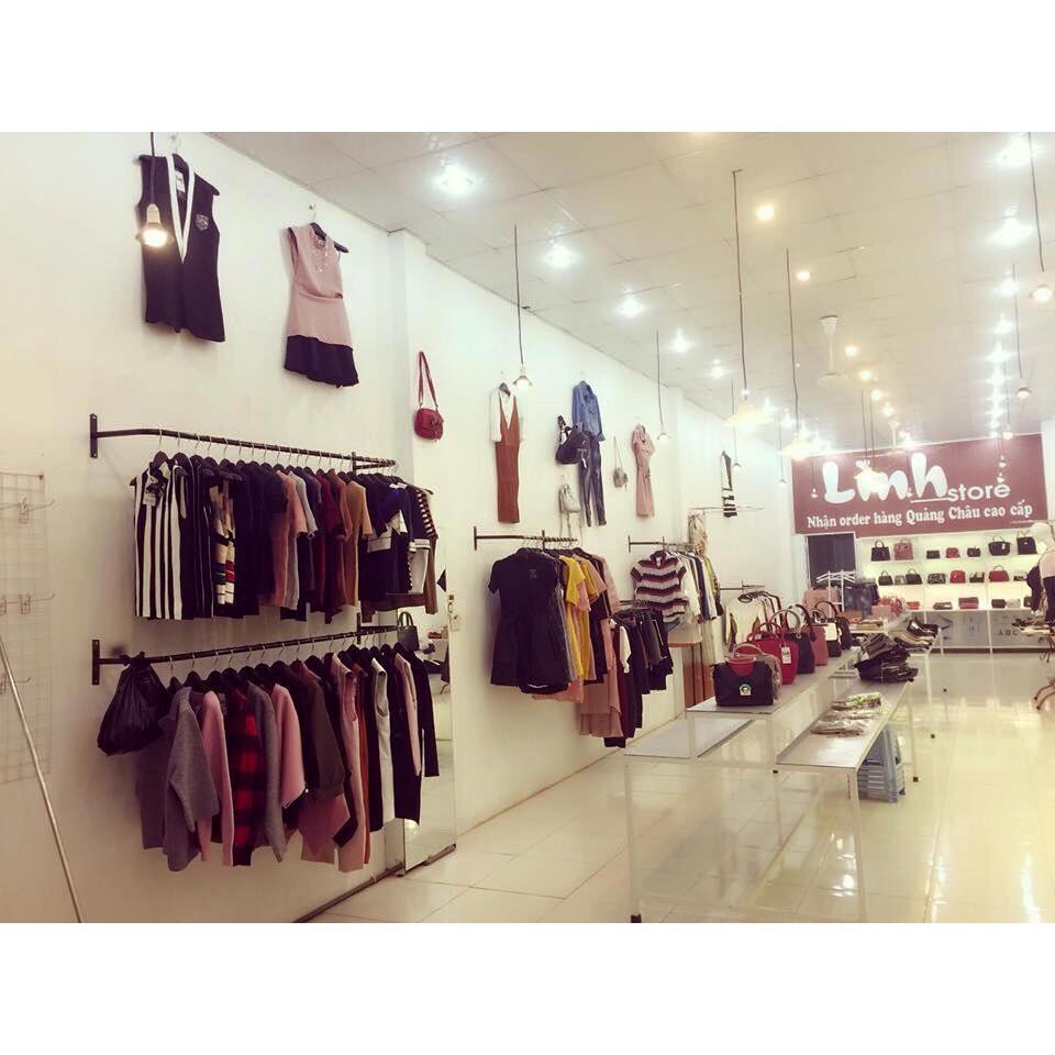 Thanh treo quần áo-giá gắn tường-thanh u-chuyên dùng cho shop thời trang,..