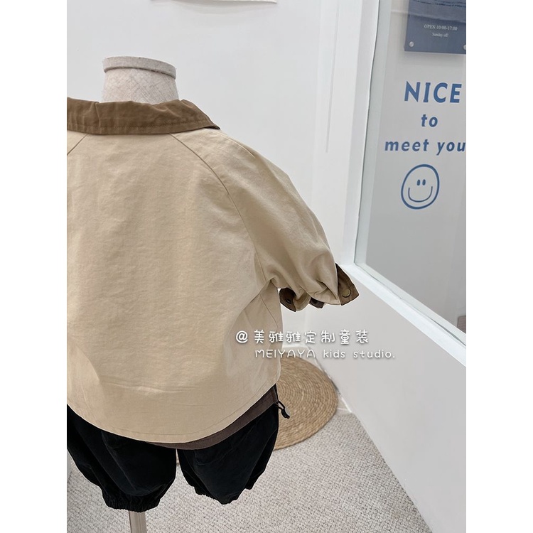 Áo Khoác Cardigan Dáng Rộng Phong Cách Nhật Hàn Nhật Bản Thời Trang Mùa Xuân Cho Trẻ Em~2022