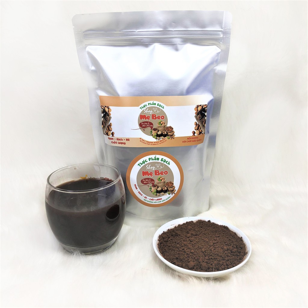 500Gr Cacao Nguyên Chất Đắklak Loại 1 Túi Zip