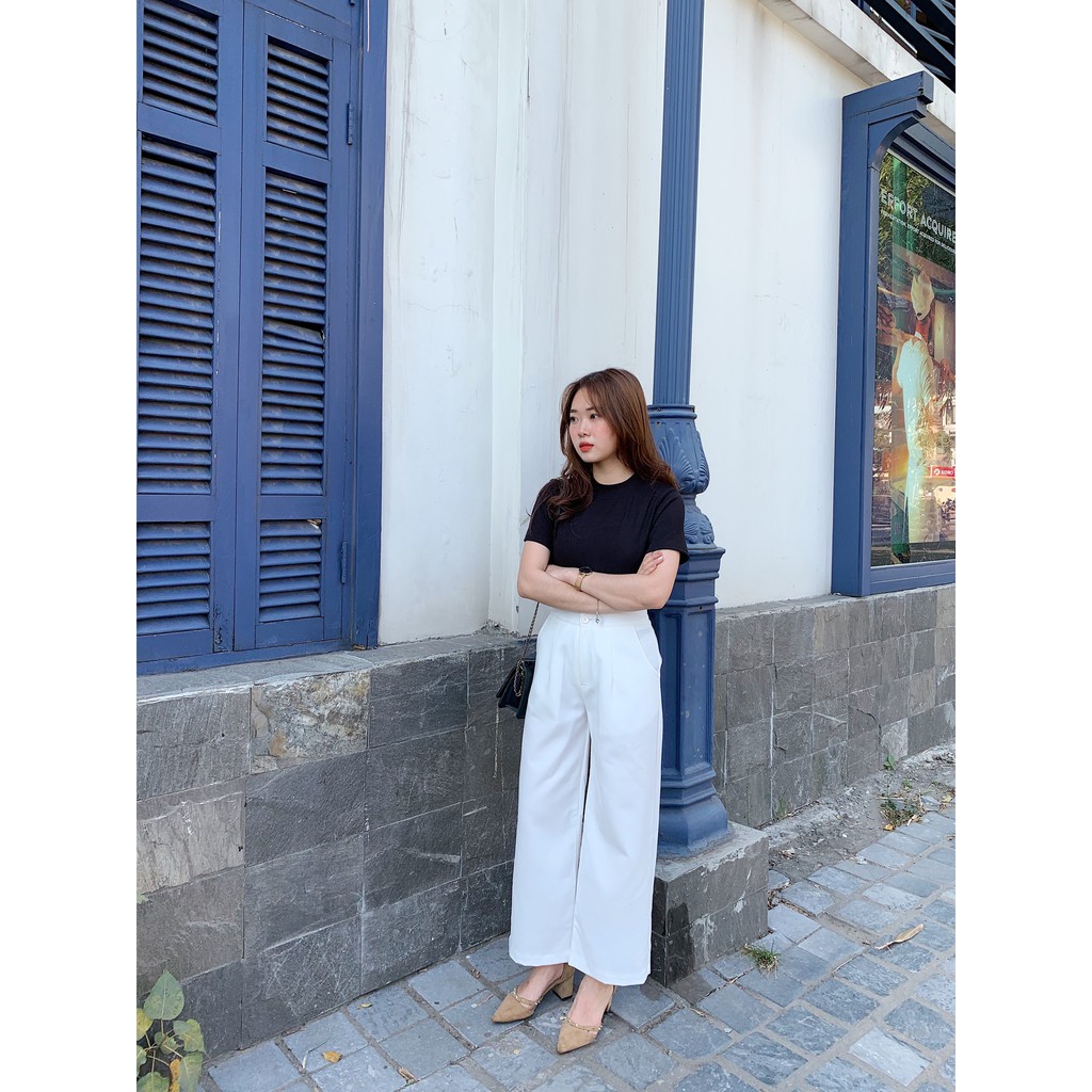 Quần suông Trắng